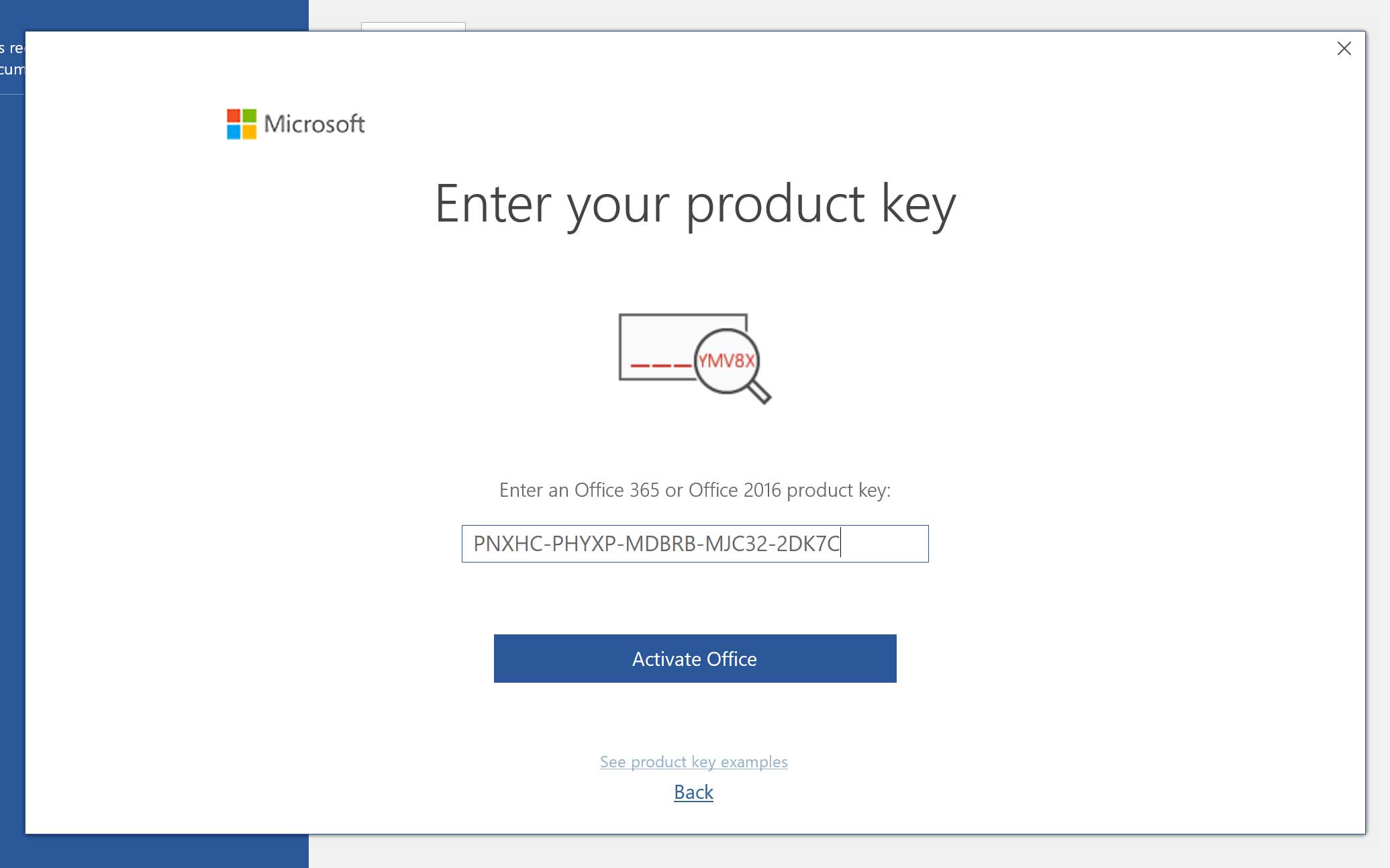 ms office 365 activation code